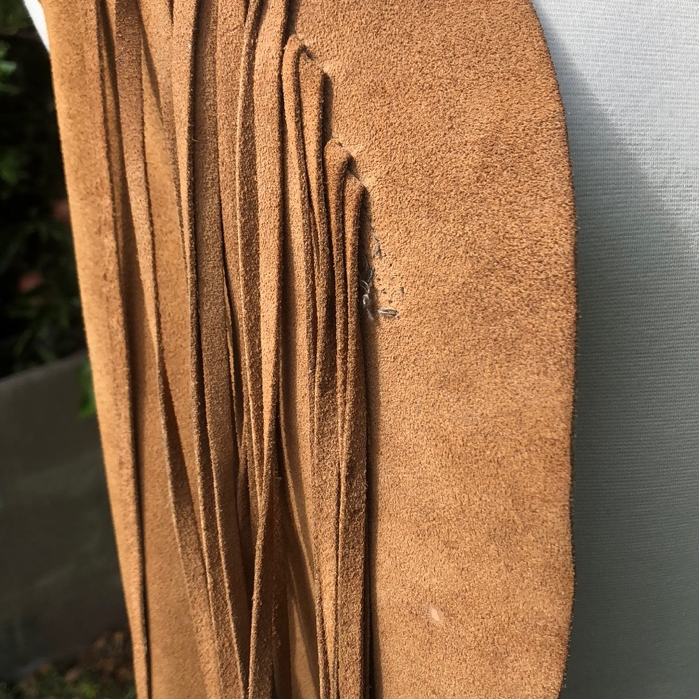 Vintage Suede Fringe Vest - Picture 5 of 5